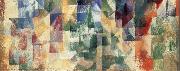 Delaunay, Robert The three landscape of Window painting